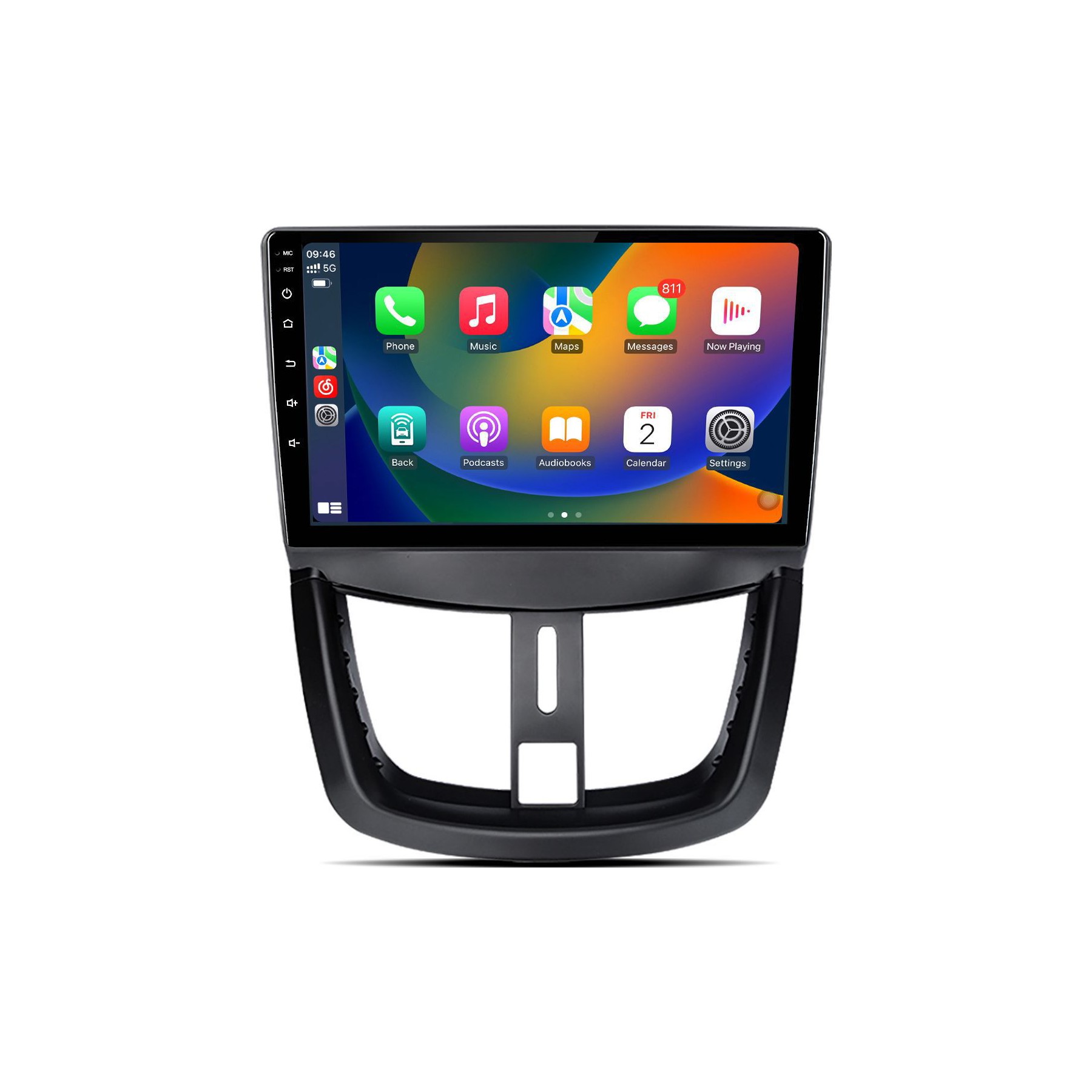 Autoradio connecté JUNSUN pour Peugeot 207 2006-2015 RDS Carplay