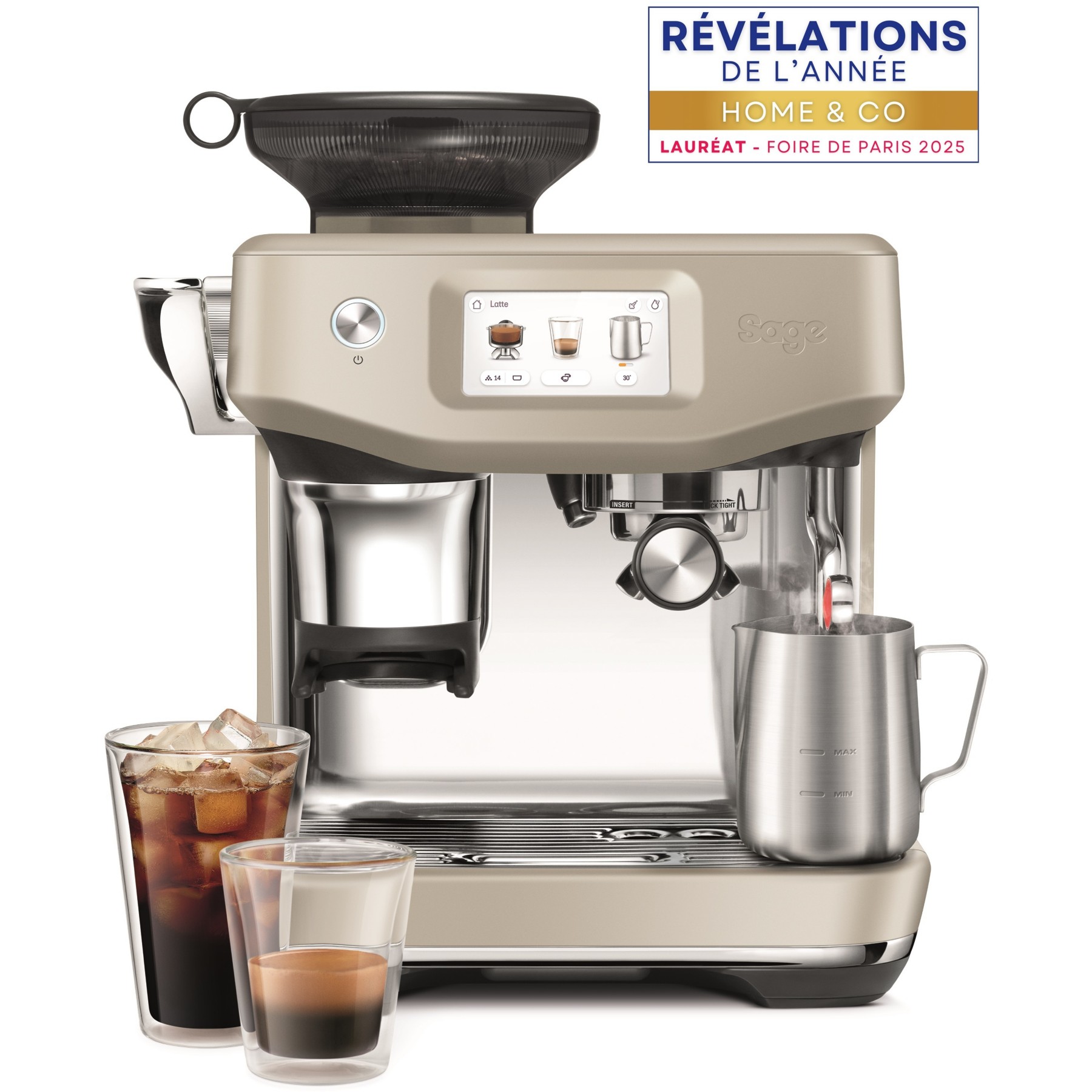 Machine à expresso SAGE APPLIANCES the Barista Touch Impress SES882ALMSES88