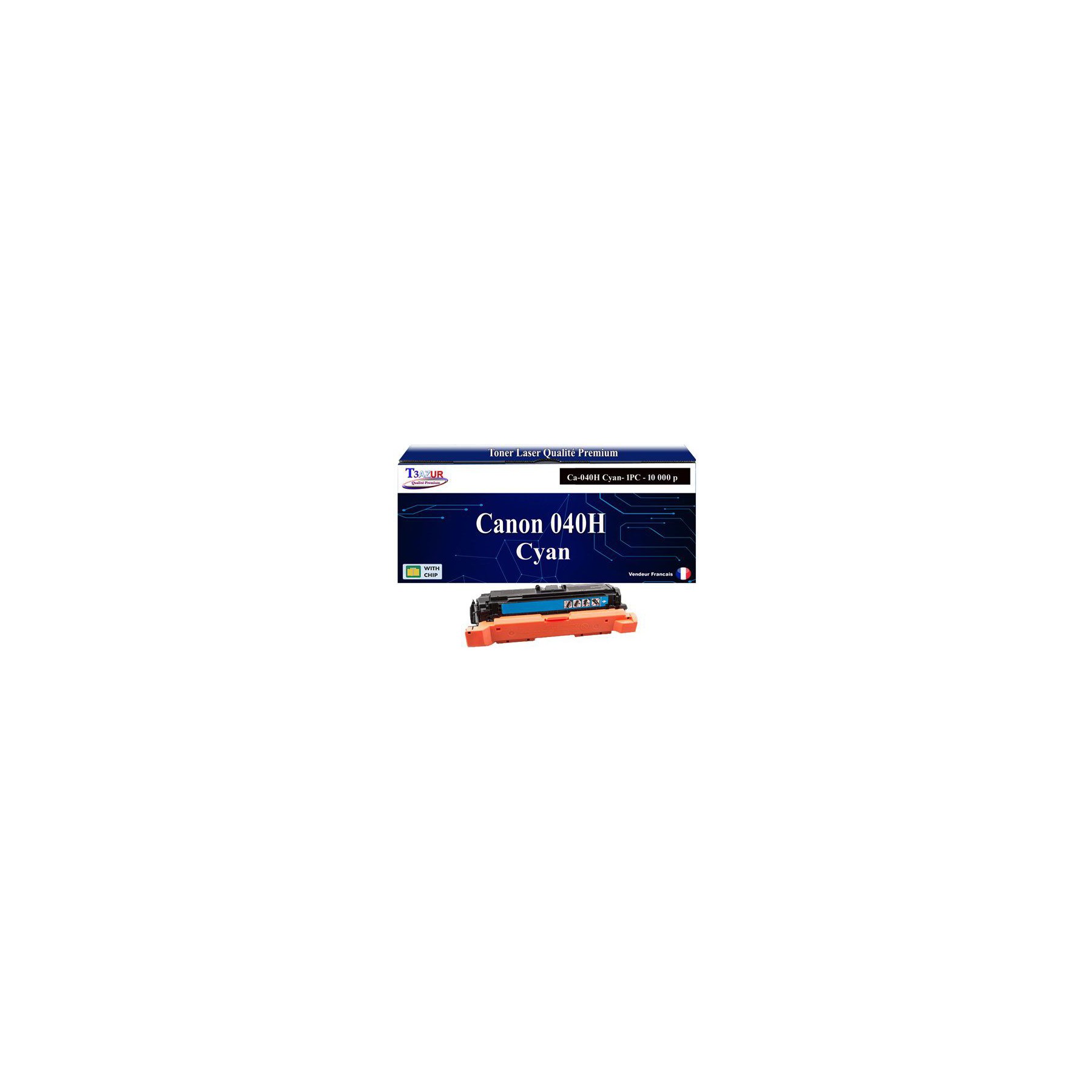 Toner T3AZUR pour Canon LBP710Cx LBP712Cdn 040H C