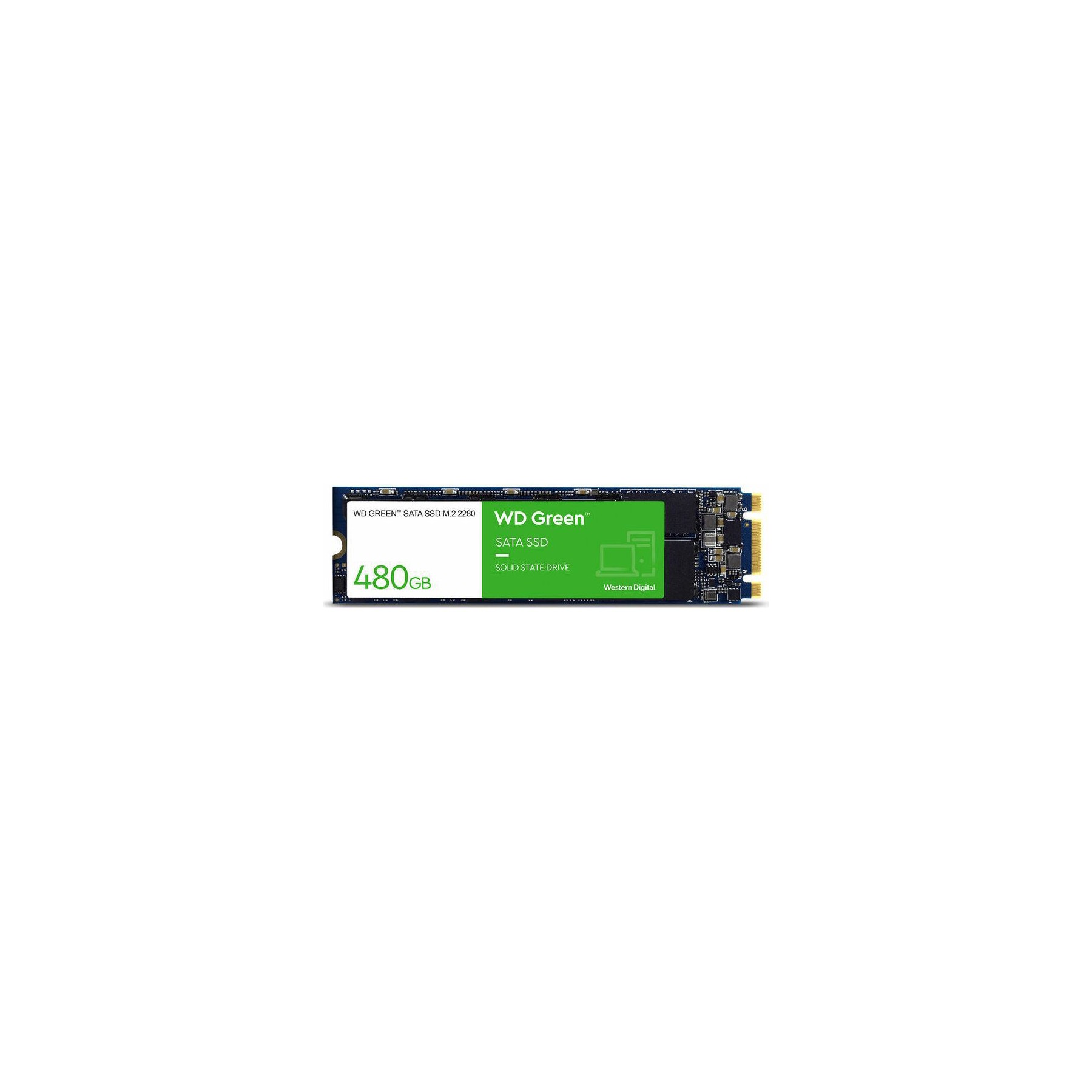 Disque SSD interne WESTERN DIGITAL SSD vert WD M.2 480 Go