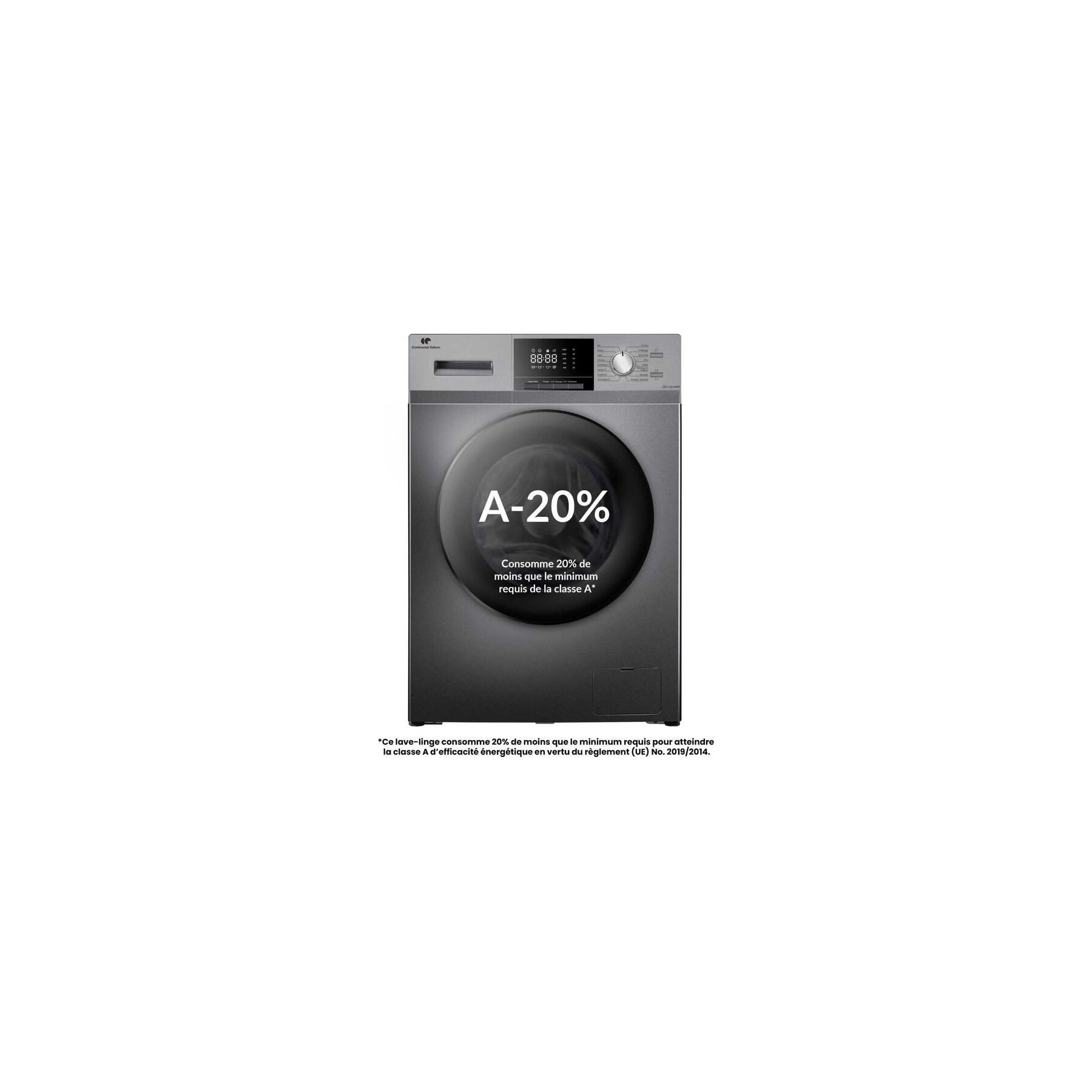 Lave linge hublot CONTINENTAL EDISON CELL12140ISP