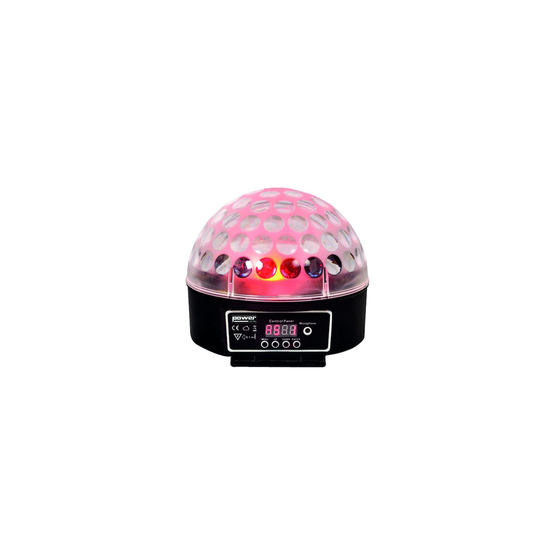 Jeu de lumières KOMELEC Jeu de lumière demi-sphère LED RGB 9x3W