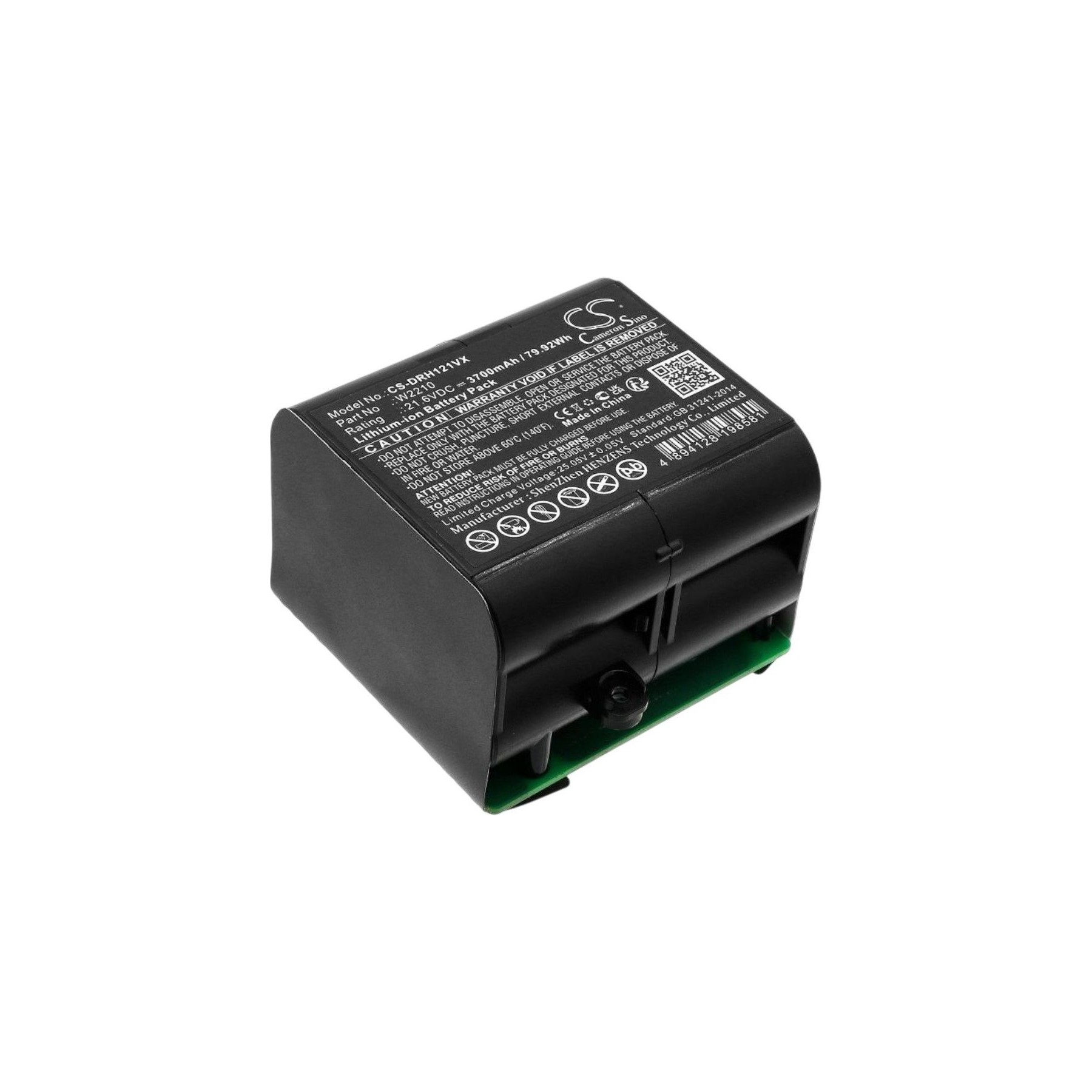 Kit de réparation DREAME accu li-ion compatible pour dreame 21,6v