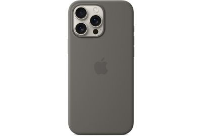 Coque APPLE iPhone 16 Pro Max Gris sidéral MagSafe silic