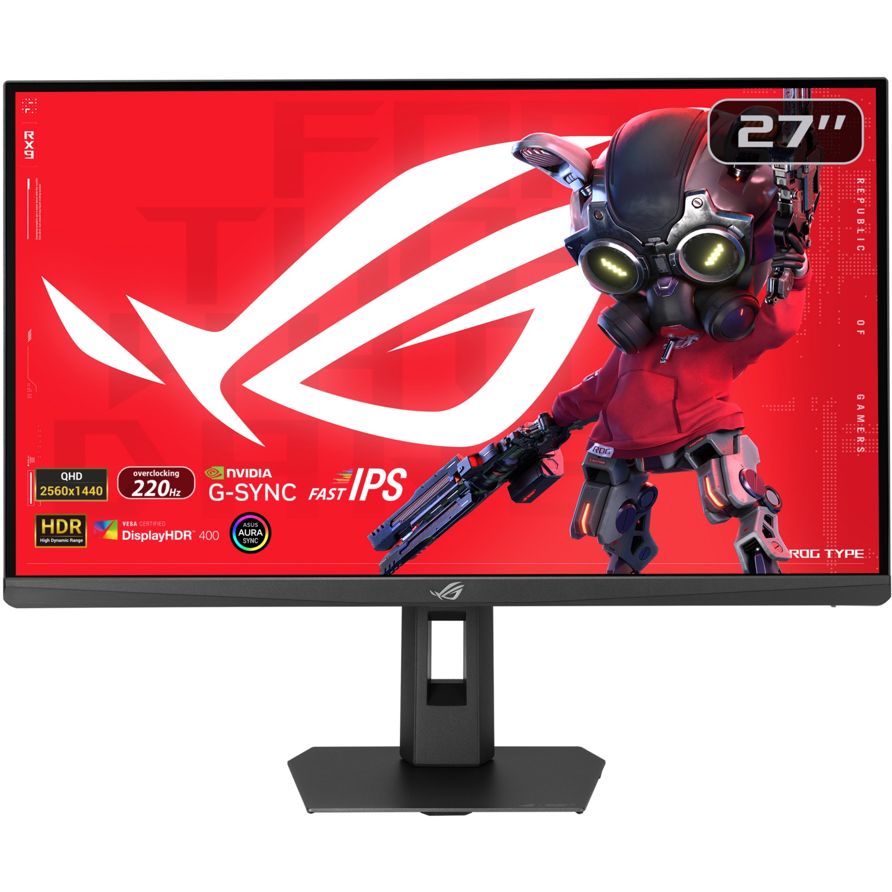 Ecran PC Gamer ASUS ROG XG27ACSR 27" 2K 200 Hz IPS HDR10 Nvidia G-Sync