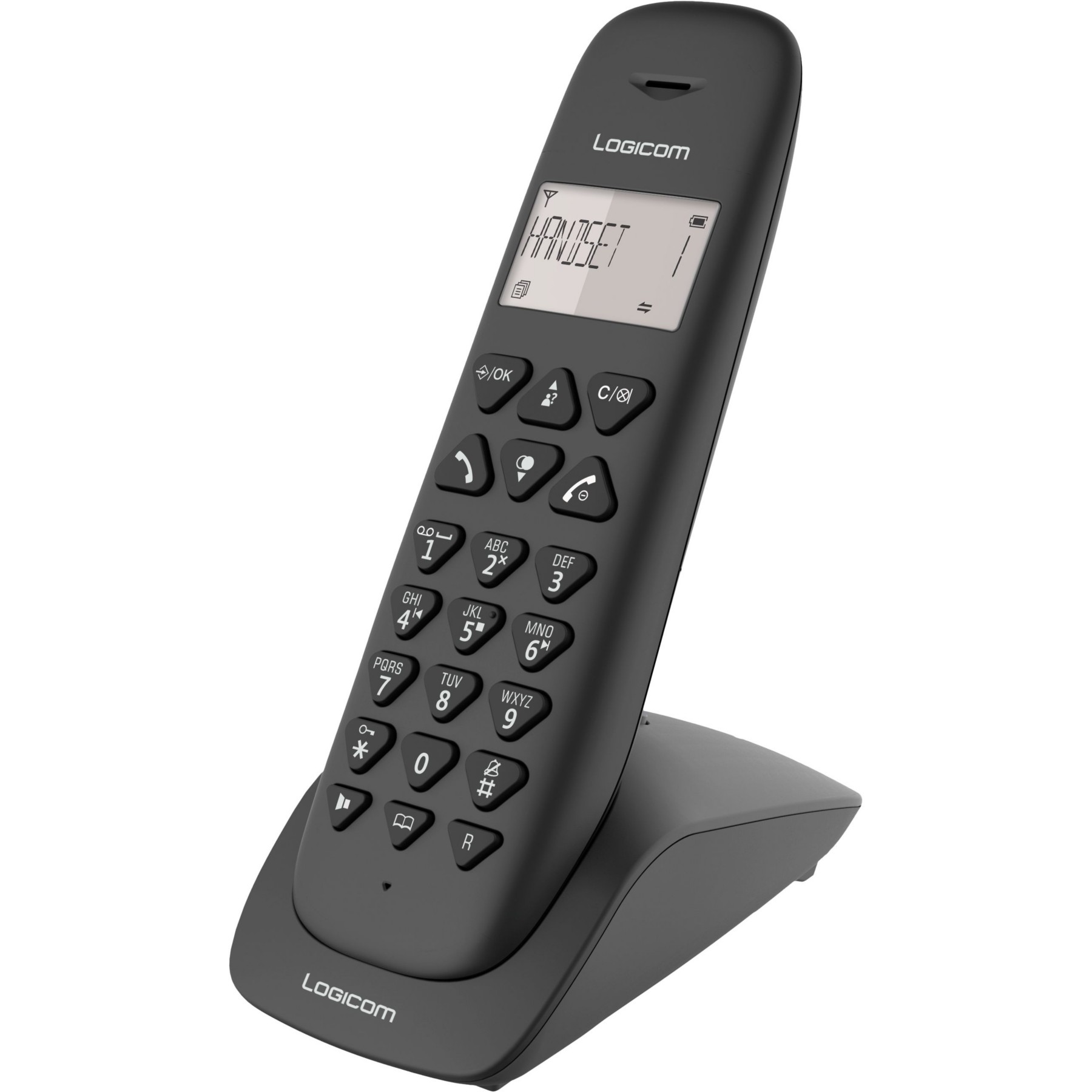 Téléphone sans fil LOGICOM Vega 155T Solo Noir