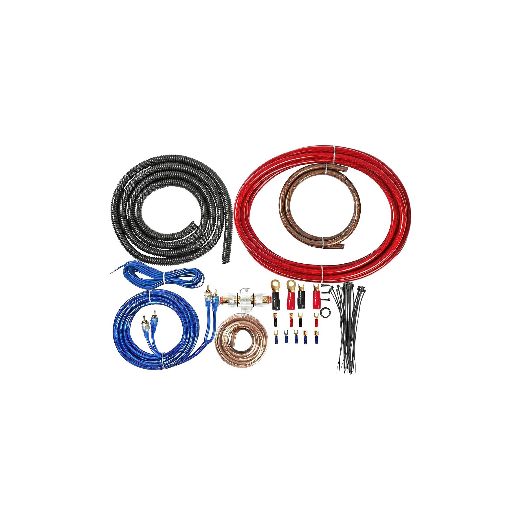 Câble Jack NEDIS 1200W pour Ampli Audio de Voiture