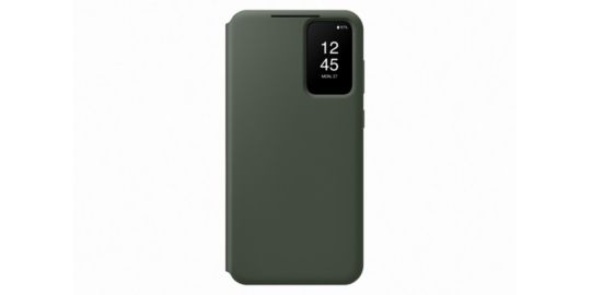 Etui SAMSUNG S23+ Smart View porte-carte Khaki
