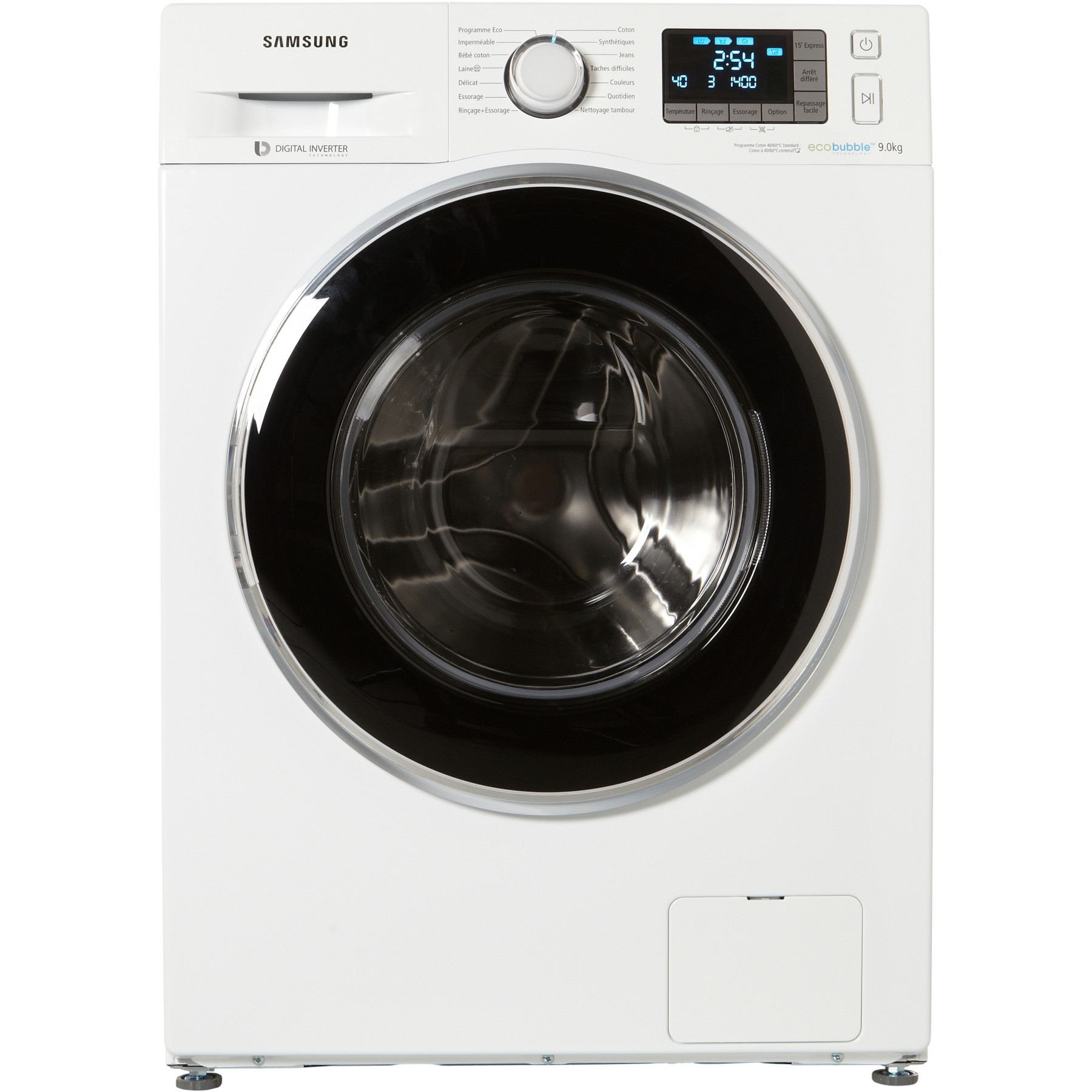 Lave linge hublot SAMSUNG ECO BUBBLE WF90F5EBU4W Reconditionné