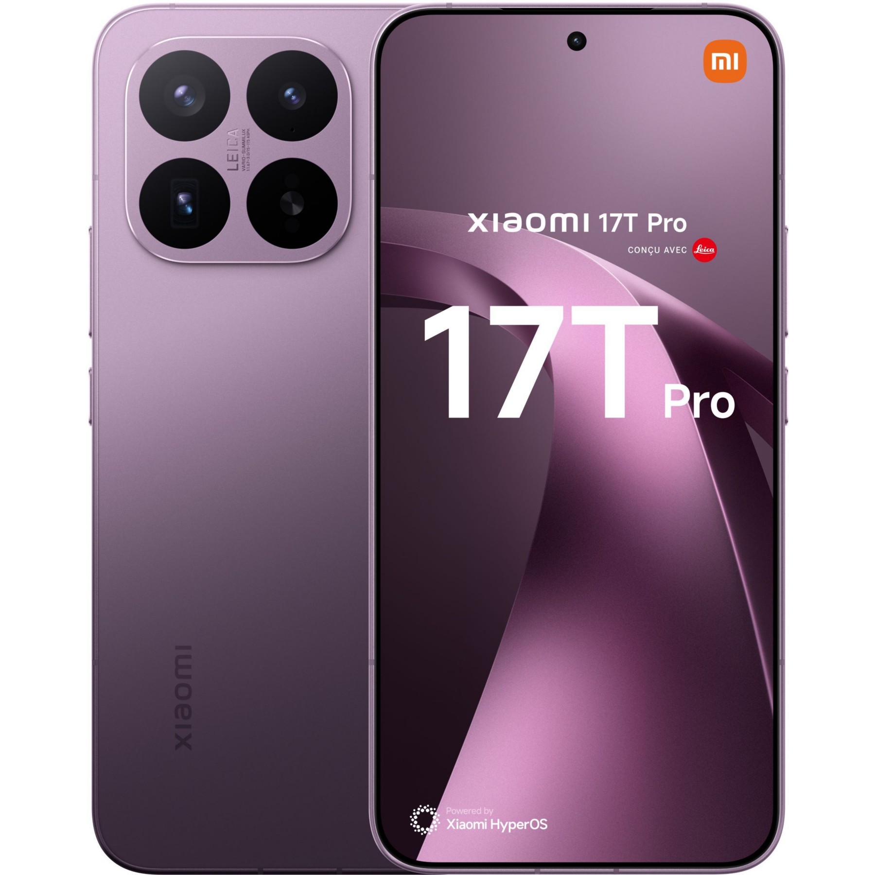 Smartphone XIAOMI 17T Pro conçu avec Leica 5G  512Go Violet