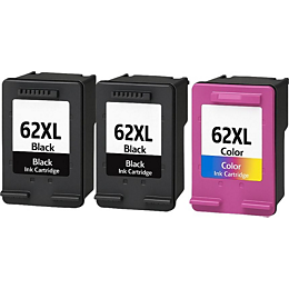 Cartouche d'encre SHOP-STORY Pack de Cartouches Compatibles HP 62XL p