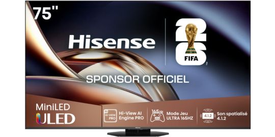 TV Mini Led HISENSE 75U8Q 2025