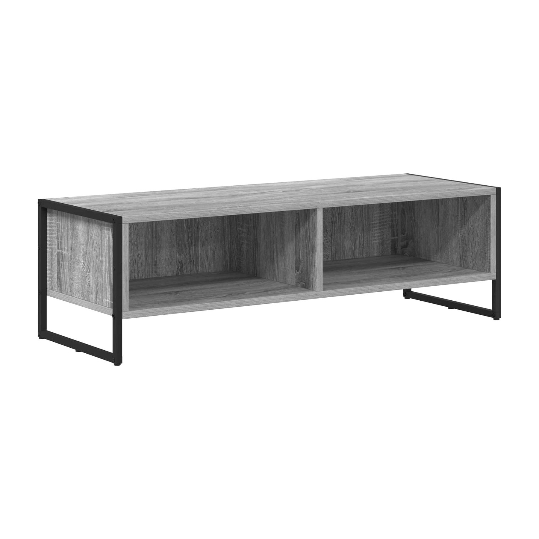 Meuble TV HELLOSHOP26 Meuble TV rectangulaire moderne avec ran