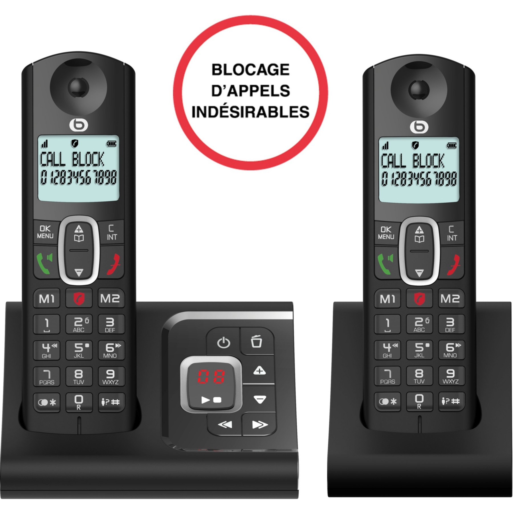 Téléphone sans fil ESSENTIELB Tribu duo-R V3