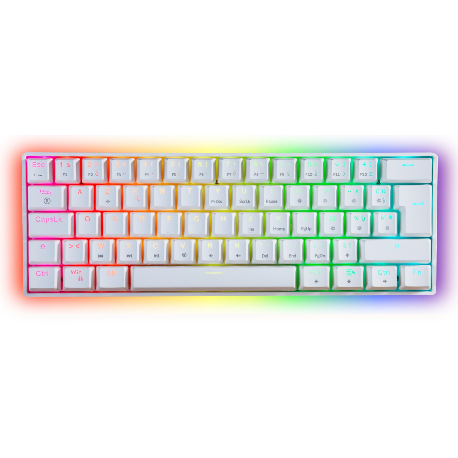 Clavier gamer ONLAN CA-155 blanc