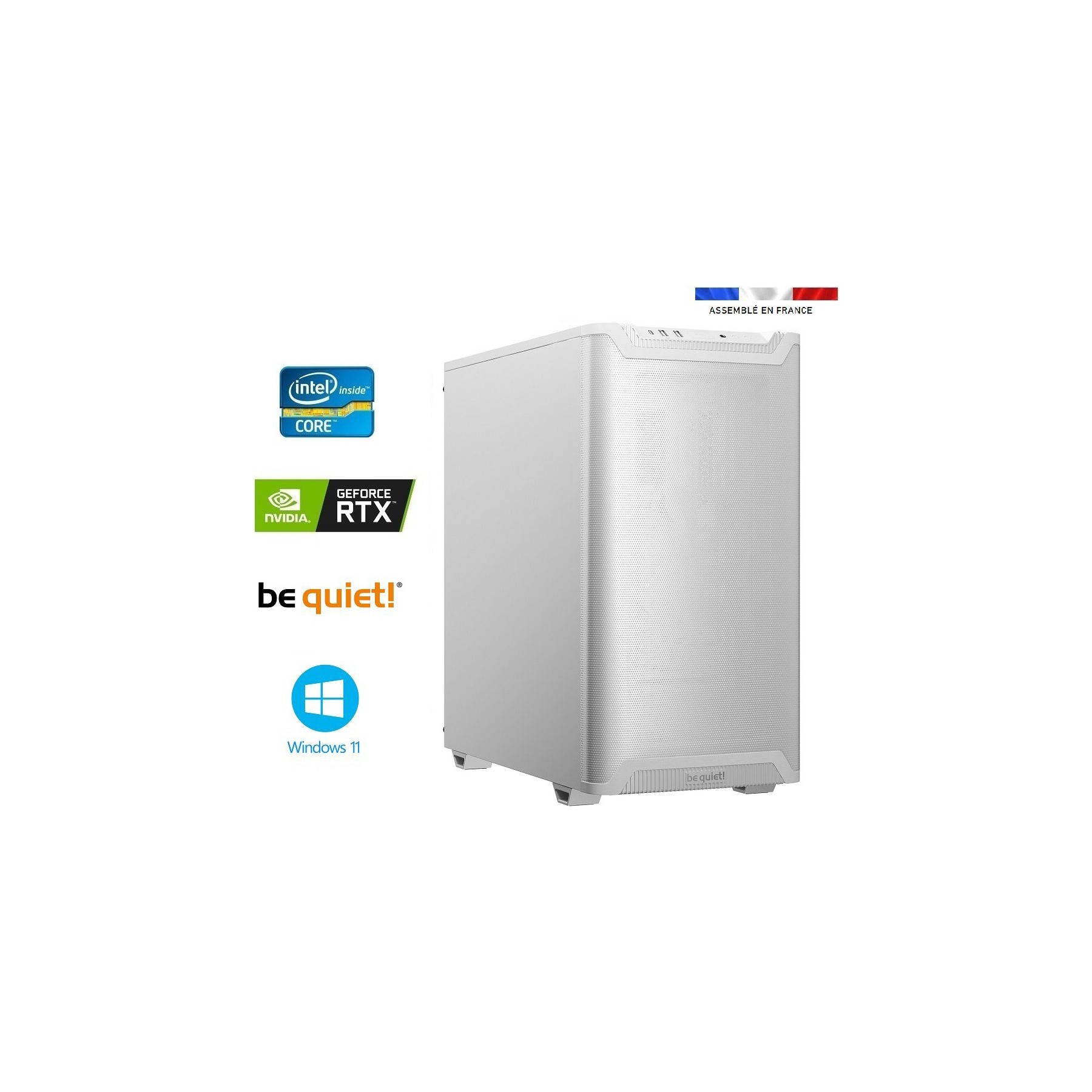 Unité centrale IDEES JEUX Be Quiet! I9-14900KF-RTX5060-64Go-2To