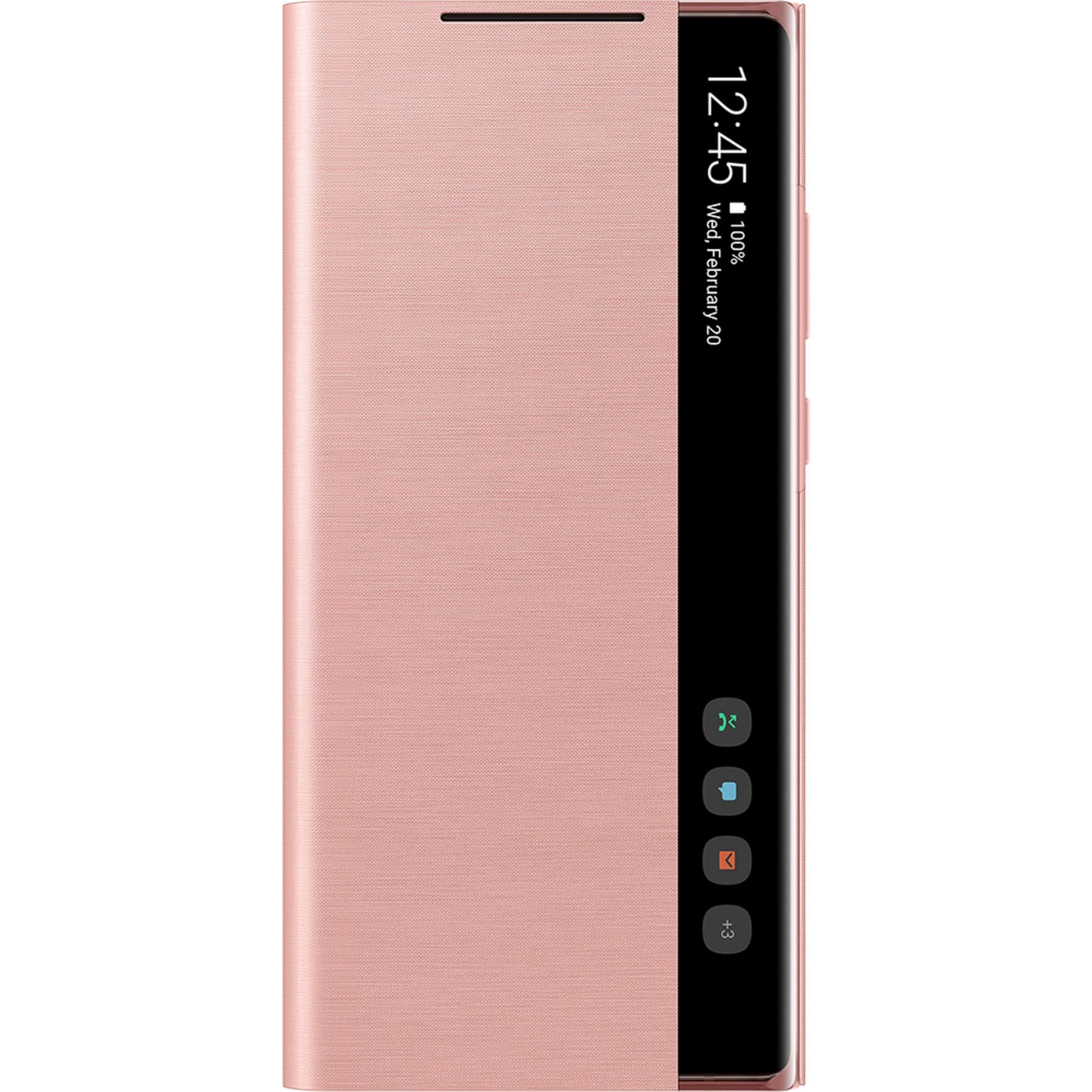 Etui SAMSUNG Note 20 Clear View bronze
