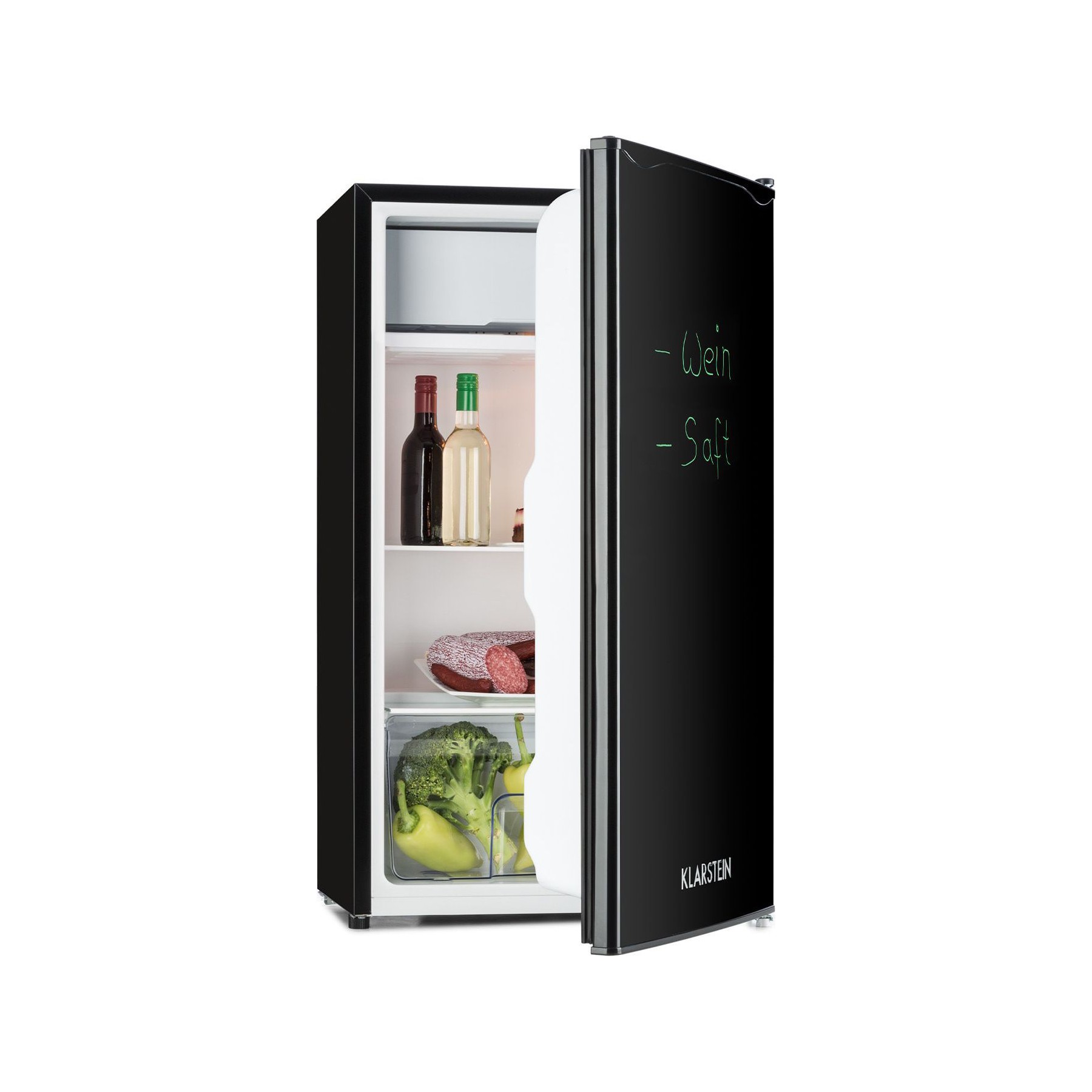 Réfrigérateur 1 porte KLARSTEIN Spitzbergen Uni 91L congélateur 10L Noir