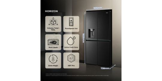 Réfrigérateur multi portes HAIER HCW99F18DIMB