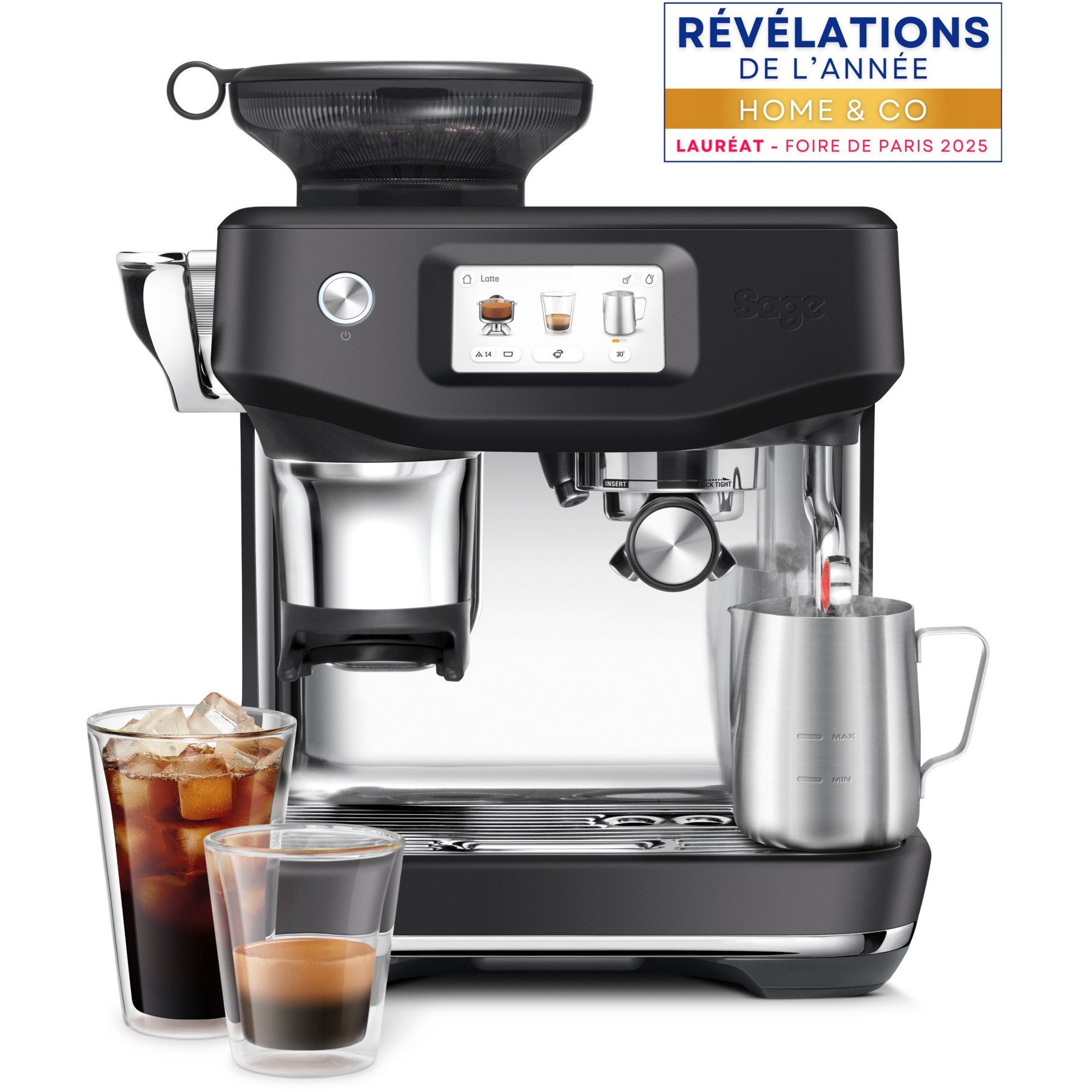 Machine à expresso SAGE APPLIANCES the Barista Touch Impress SES882BTR4FEU1