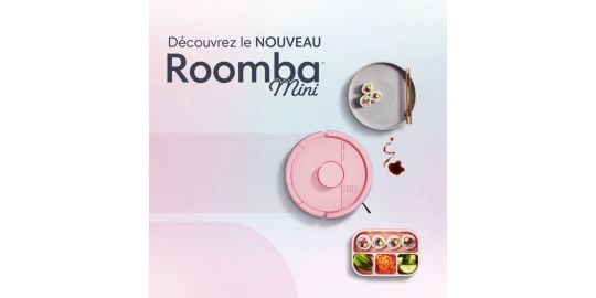 Robot Aspirateur Laveur IROBOT Roomba Mini Rose F155640