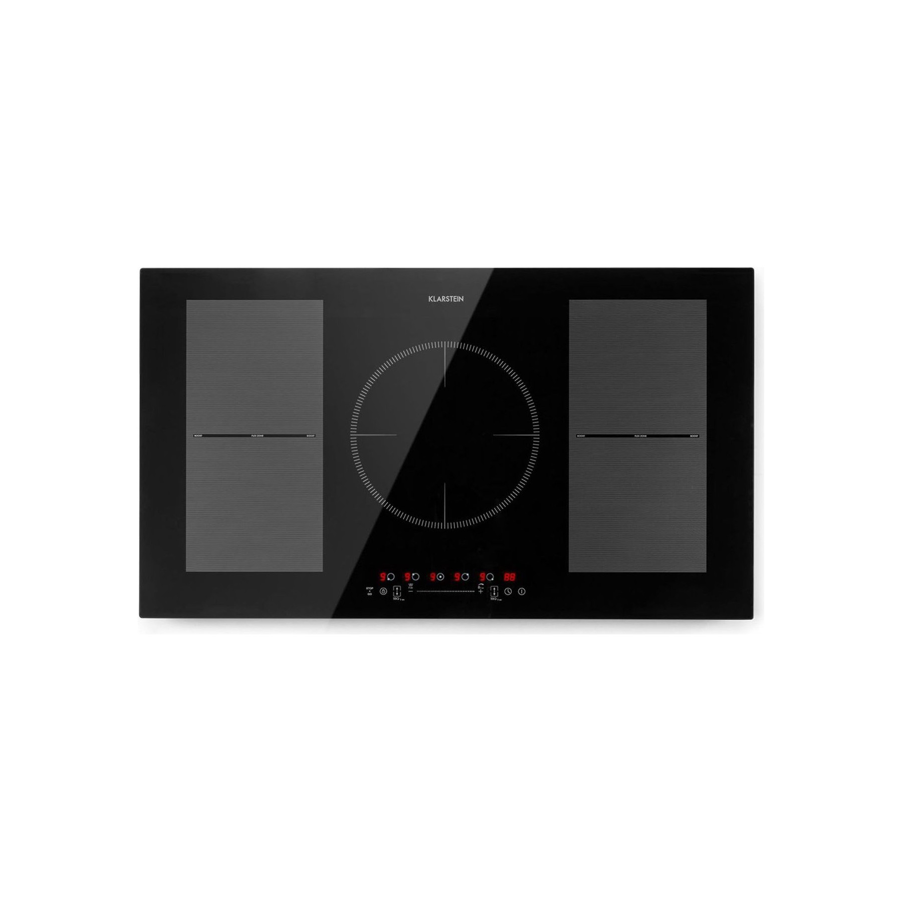 Plaque vitrocéramique KLARSTEIN Delicatessa 90 Flex - Noir
