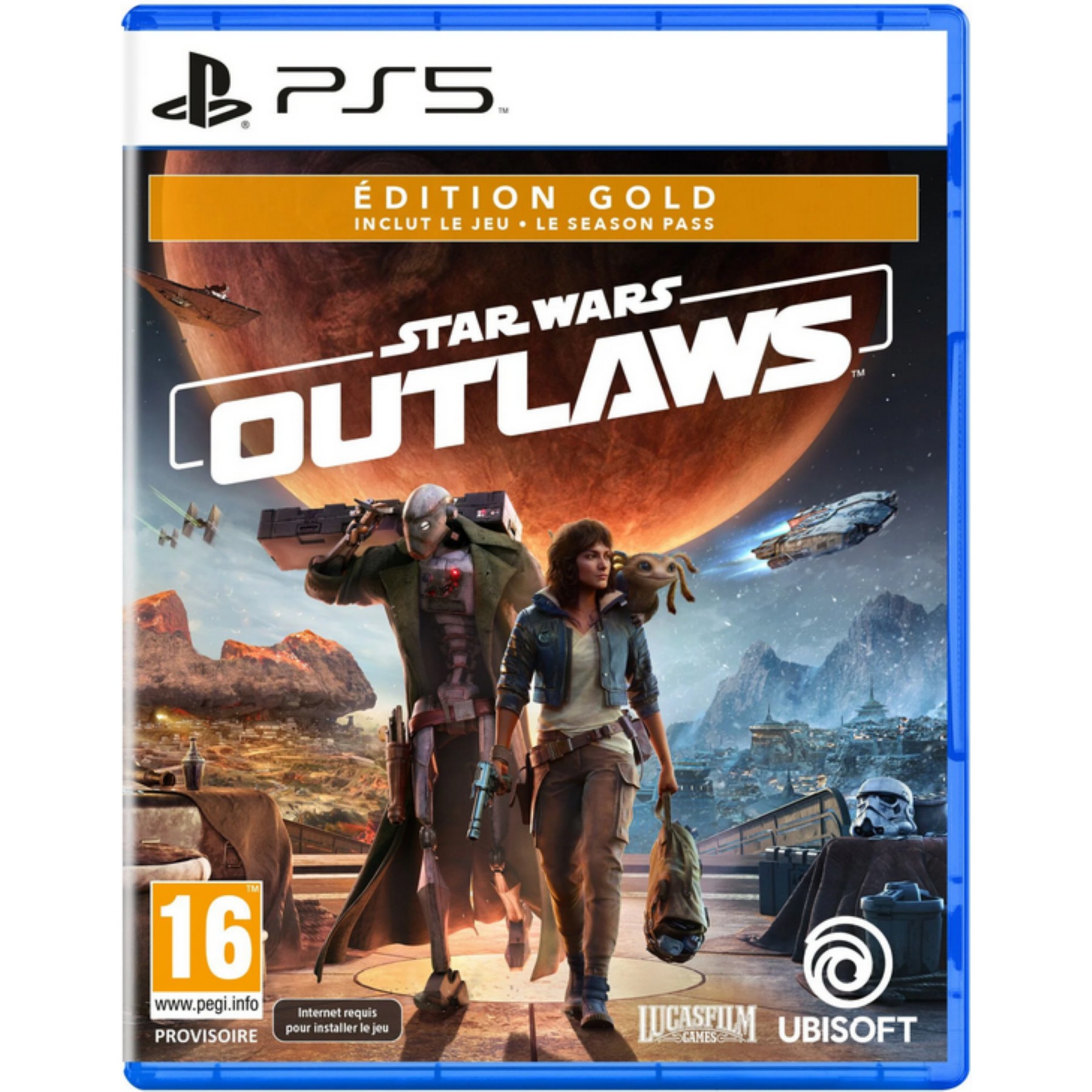Jeu PS5 UBISOFT STAR WARS OUTLAWS GOLD
