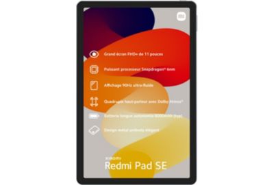 Tablette Android XIAOMI Redmi Pad SE Noir 128Go.