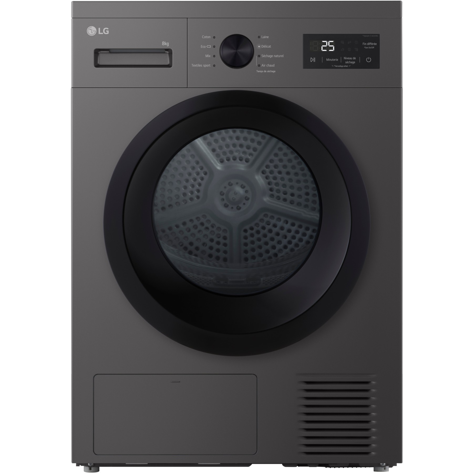 Sèche linge pompe à chaleur LG RH8N14SL
