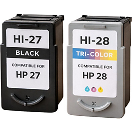 Cartouche d'encre SHOP-STORY Cartouches Compatibles HP 27 28 Impriman