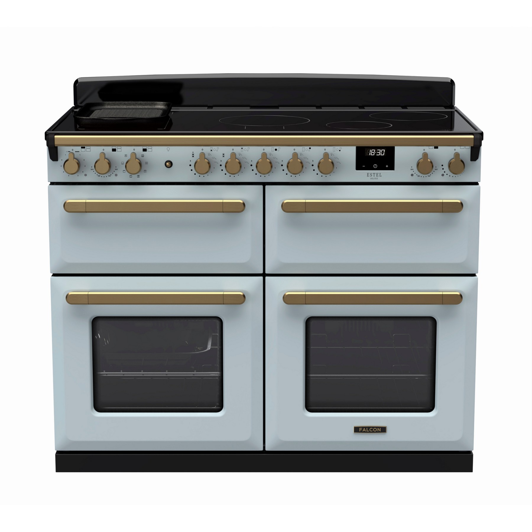 Piano de cuisson induction FALCON ESTEL DELUXE BCTAB IND 110 CM BLEU PASTE