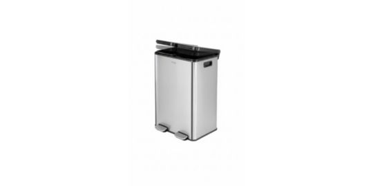 Poubelle de cuisine tri sélectif MIOGO Tri selectif 60L inox