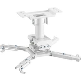 Support vidéoprojecteur KIMEX plafond, hauteur 25 cm, blanc