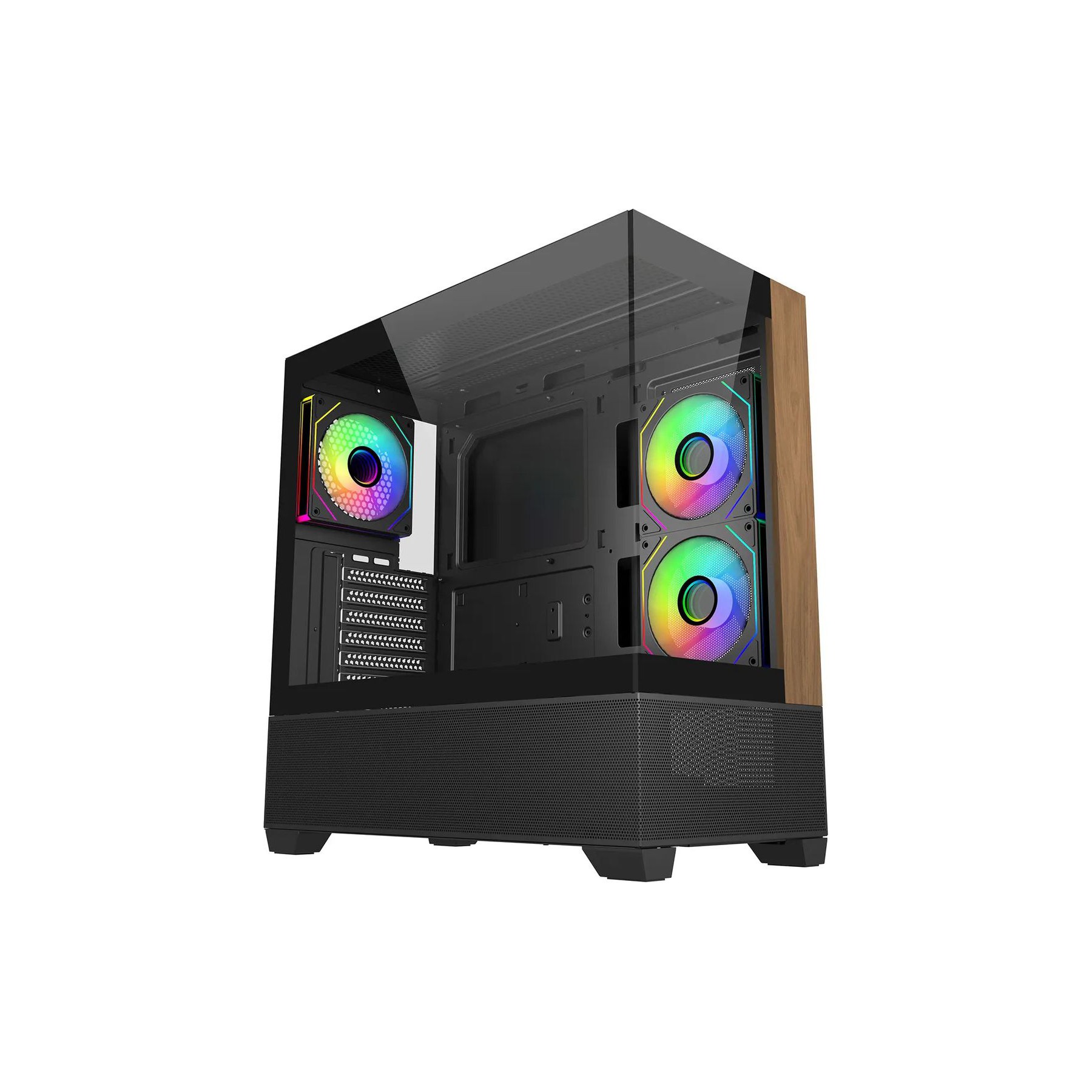 Boitier PC COOLER MASTER Cooler Master Elite 690 Wood (Noir)