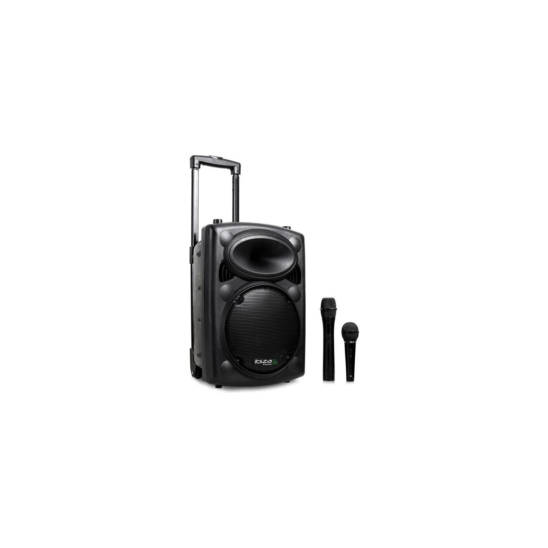 Enceinte sono IBIZA Système portable autonome 8" 400W - USB/