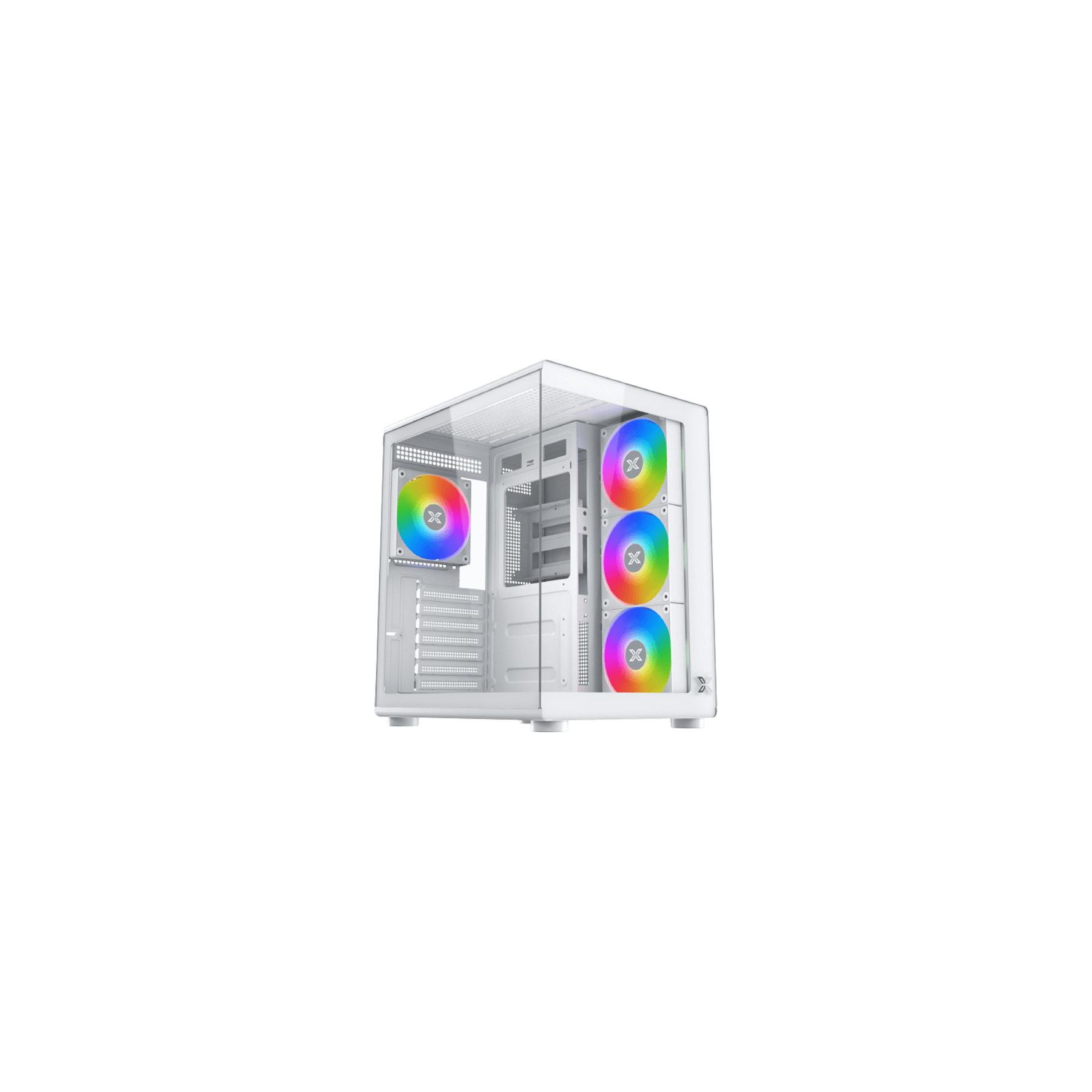 Boitier PC XIGMATEK Xigmatek Aqua Compact Air (Blanc)