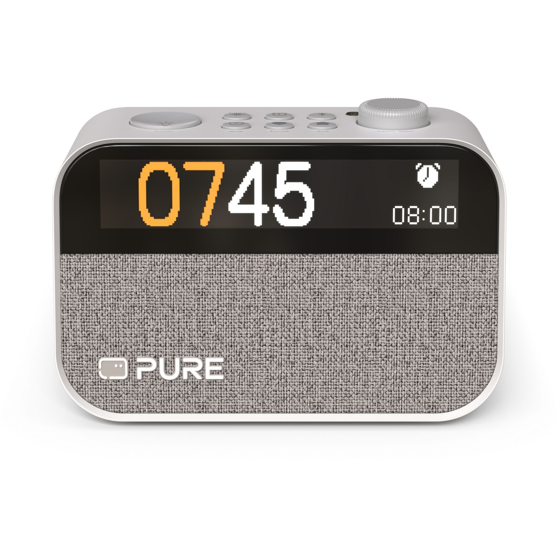 Radio réveil PURE Moment Charge Cotton White