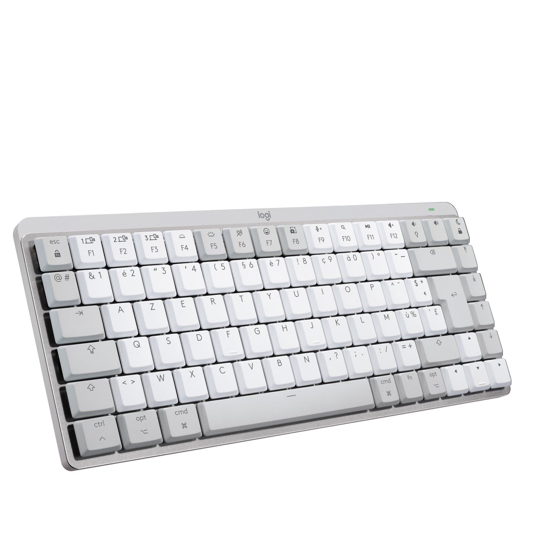 Clavier sans fil LOGITECH MX Mechanical Mini pour Mac Gris Pale