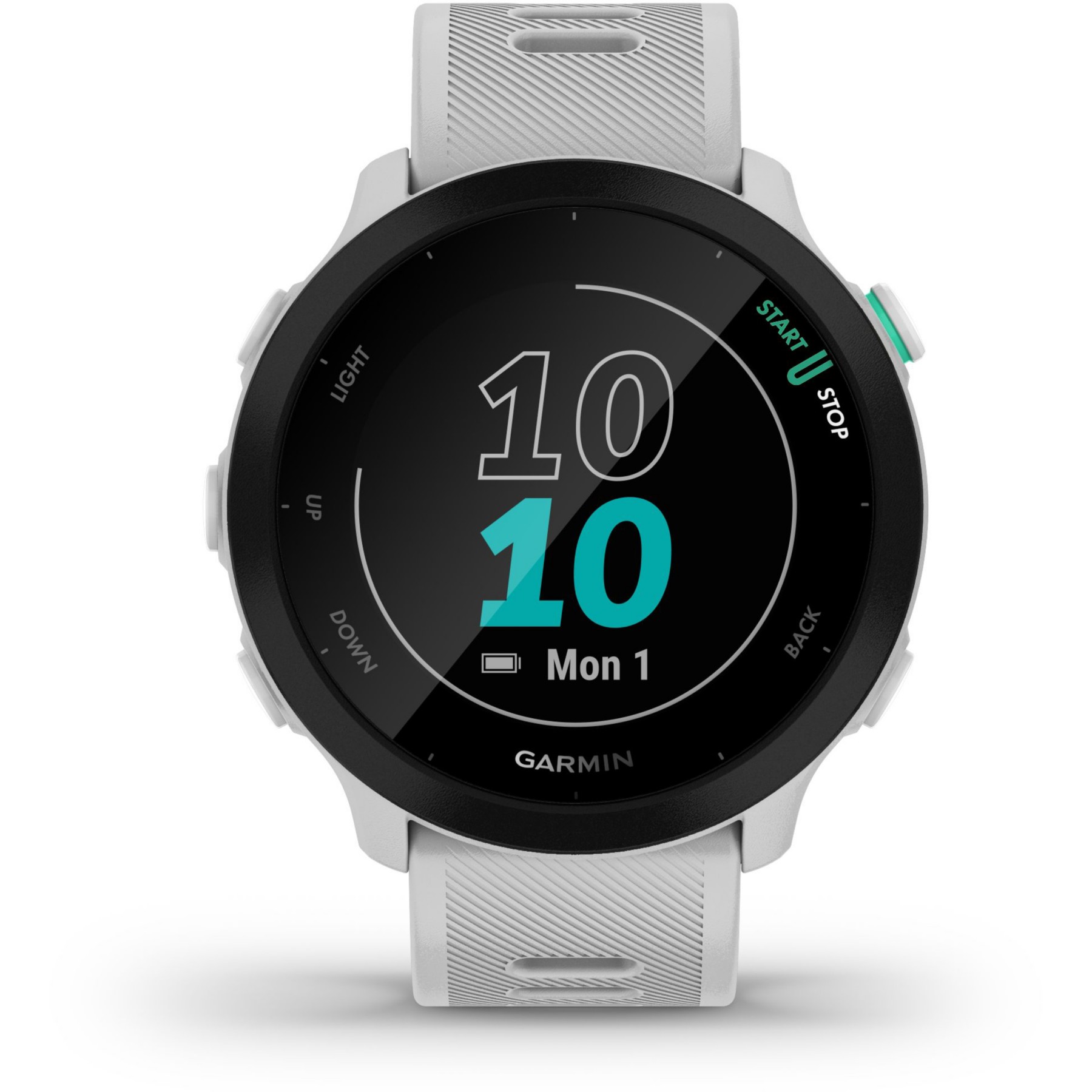 Montre sport GARMIN Forerunner 55 Running GPS BT 42 mm Blanc