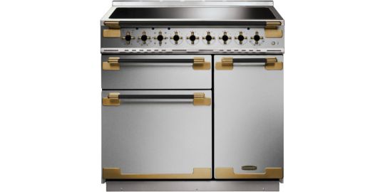 Piano de cuisson induction FALCON ELISE LUXE TAB IND 90 CMINOX et NOIR LAI
