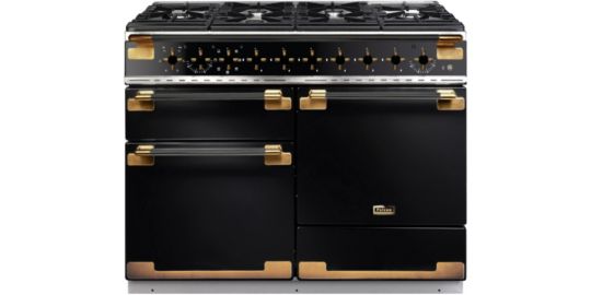 Piano de cuisson gaz FALCON ELISE LUXE TAB GAZ 110 CMNOIR LAITON
