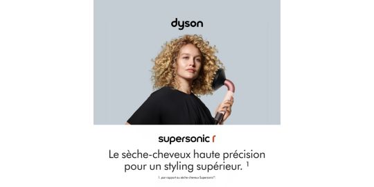 Sèche cheveux DYSON Supersonic R cheveux bouclés à frisés rose céramique