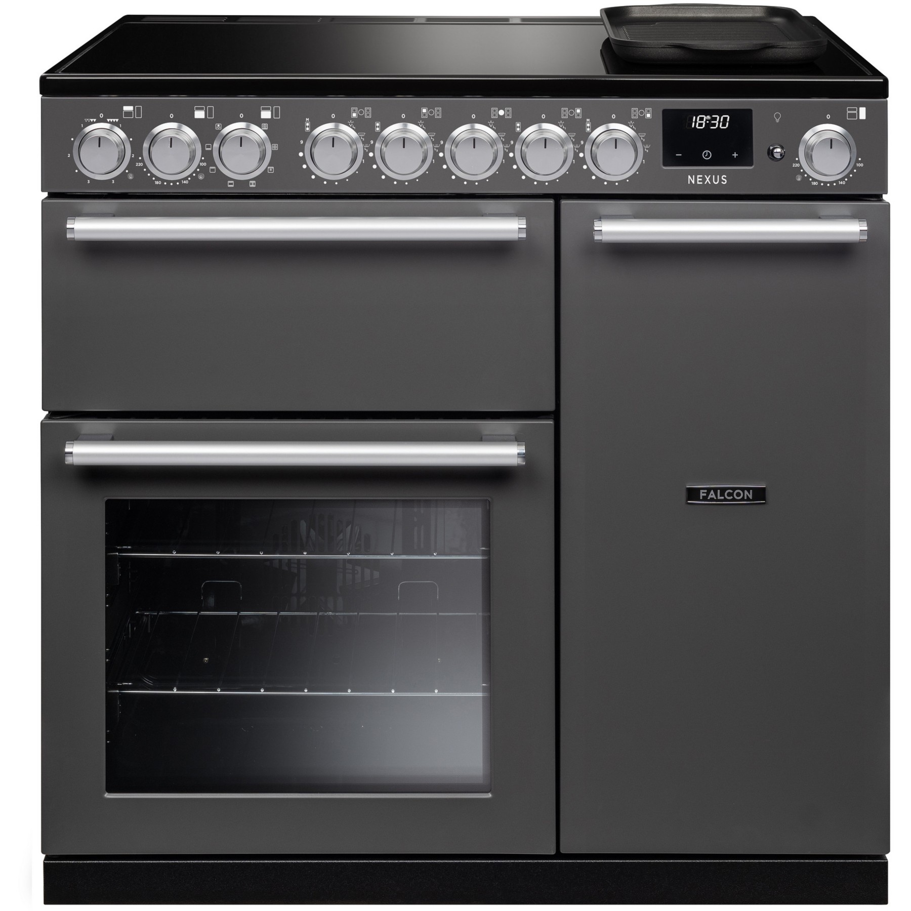 Piano de cuisson induction FALCON NEXUS NGC TAB IND 90 CM ARDOISE CHROME