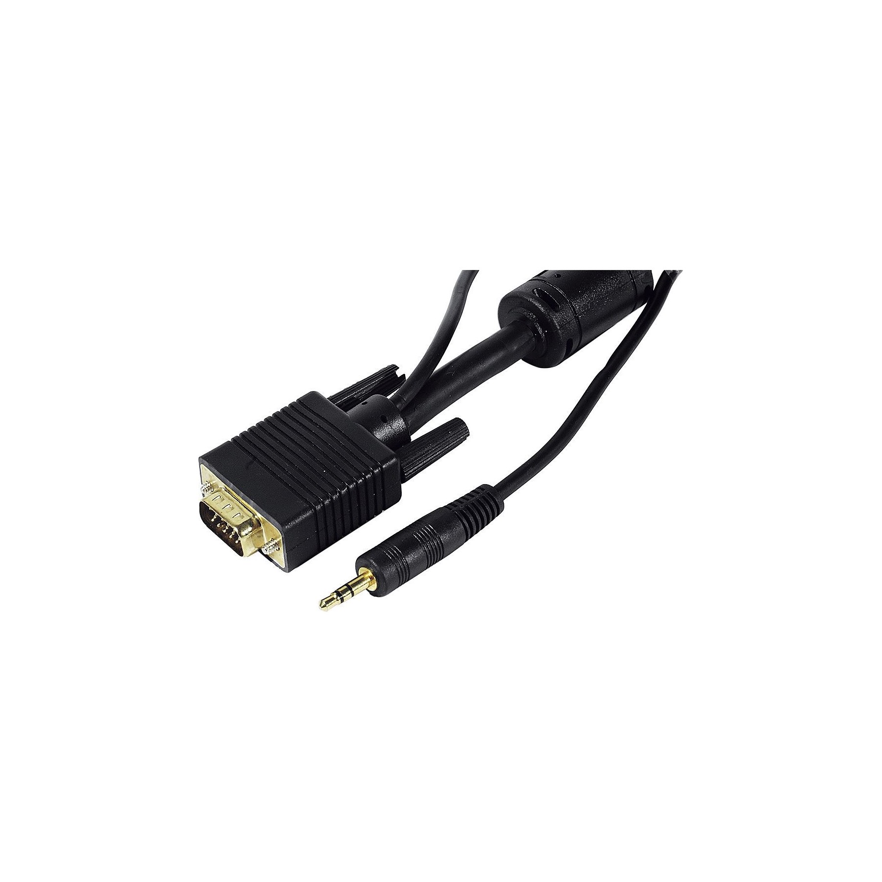 Câble VGA KOMELEC Câble VGA + audio 10m noir