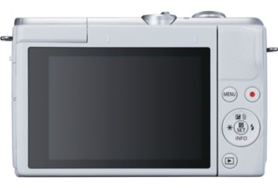 Appareil photo Hybride CANON EOS M200 Blanc + EF-M 15-45mm IS STM Reconditionné