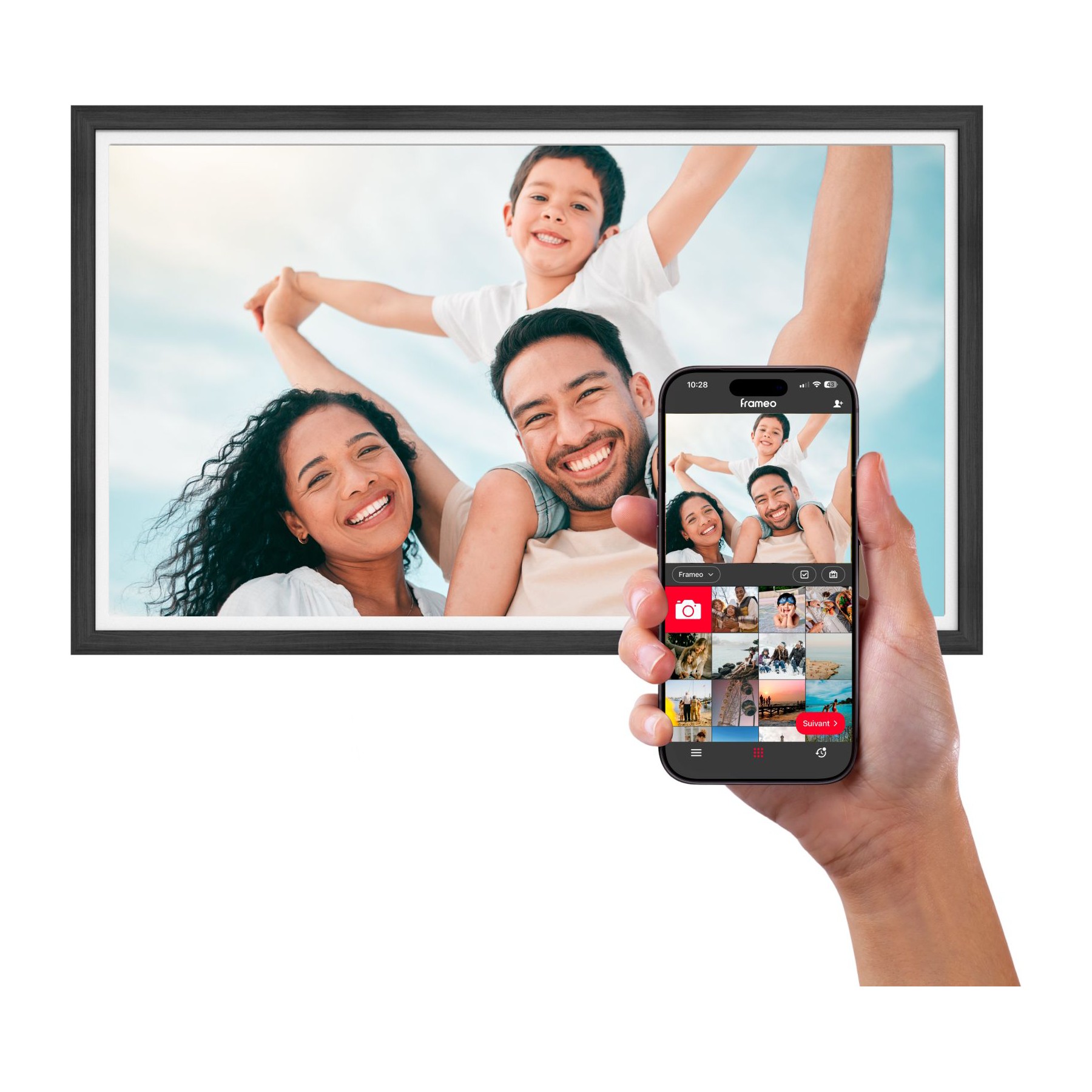 Cadre photo connecté AGFAPHOTO Cadre photo numérique Wi-Fi 32" AGFAPHOT