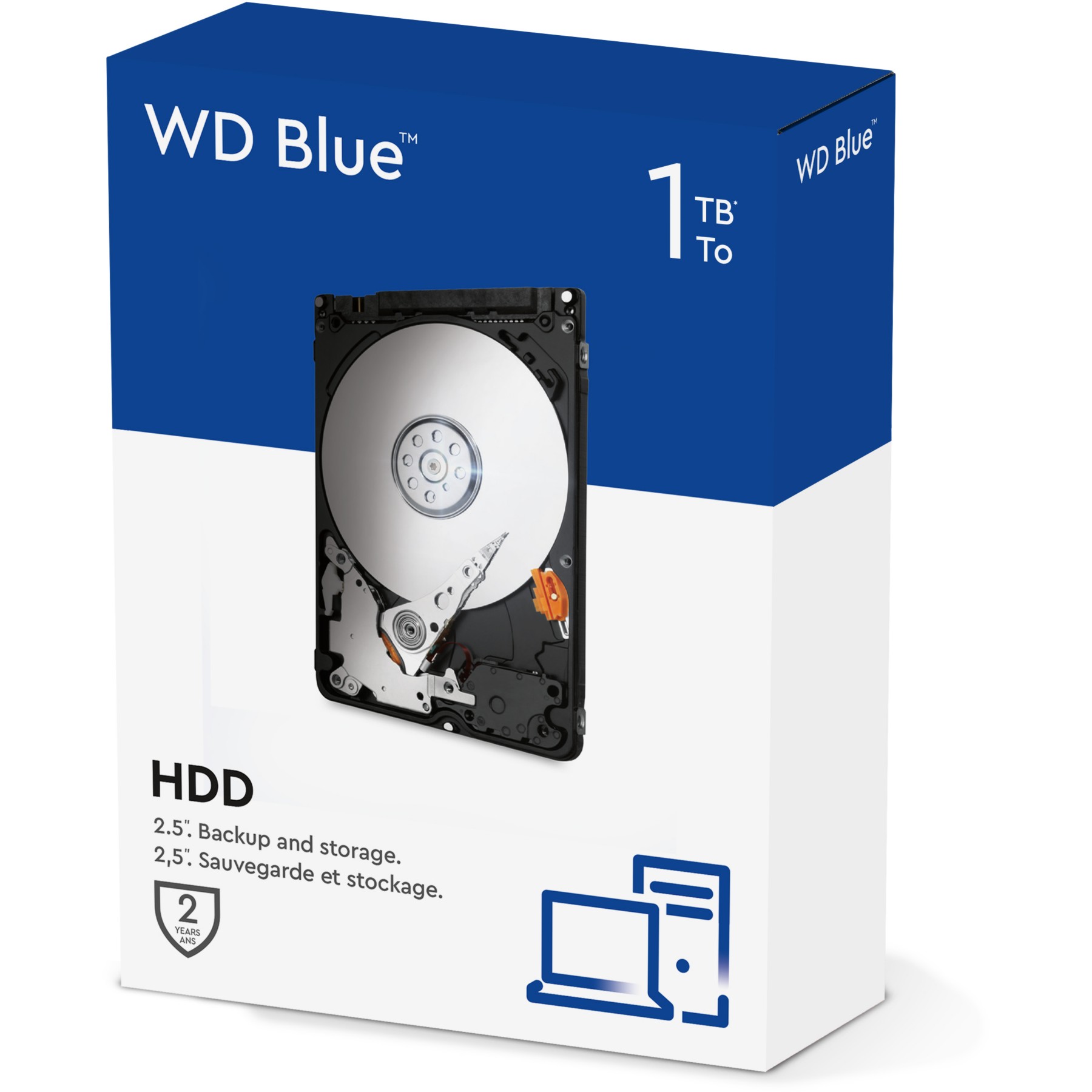 Disque dur interne WESTERN DIGITAL 1To 2.5' Blue SATAIII