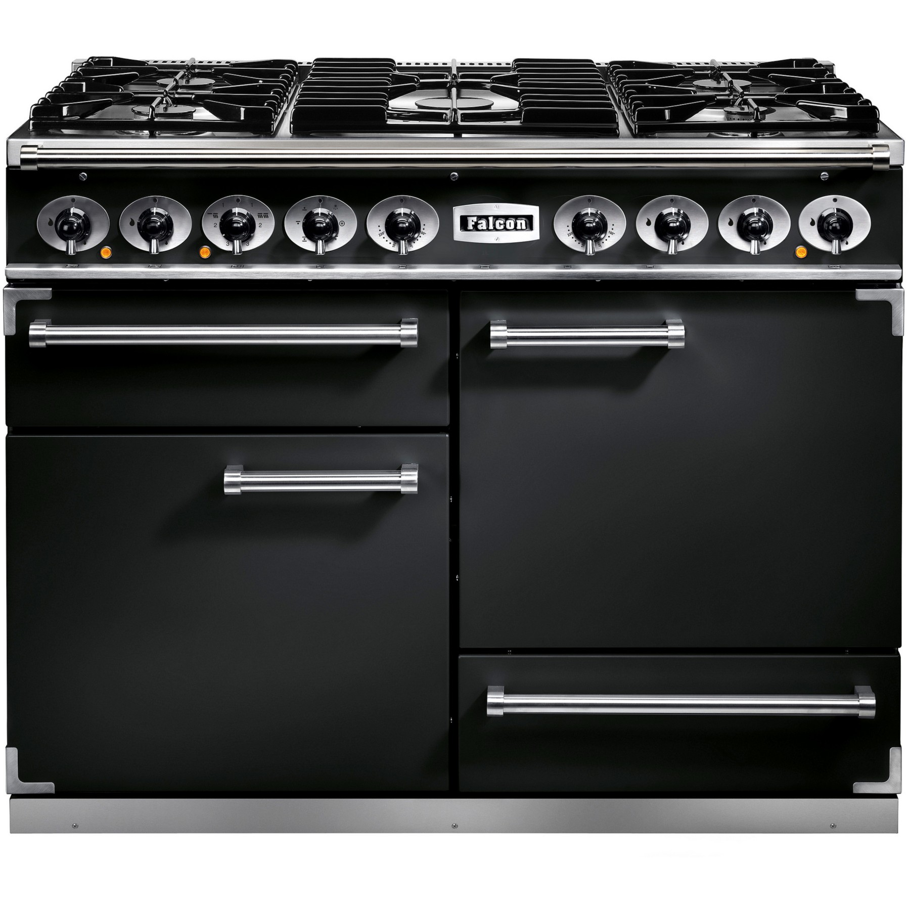 Piano de cuisson gaz FALCON PKR110 NOIR CHROM/BRILLANTES
