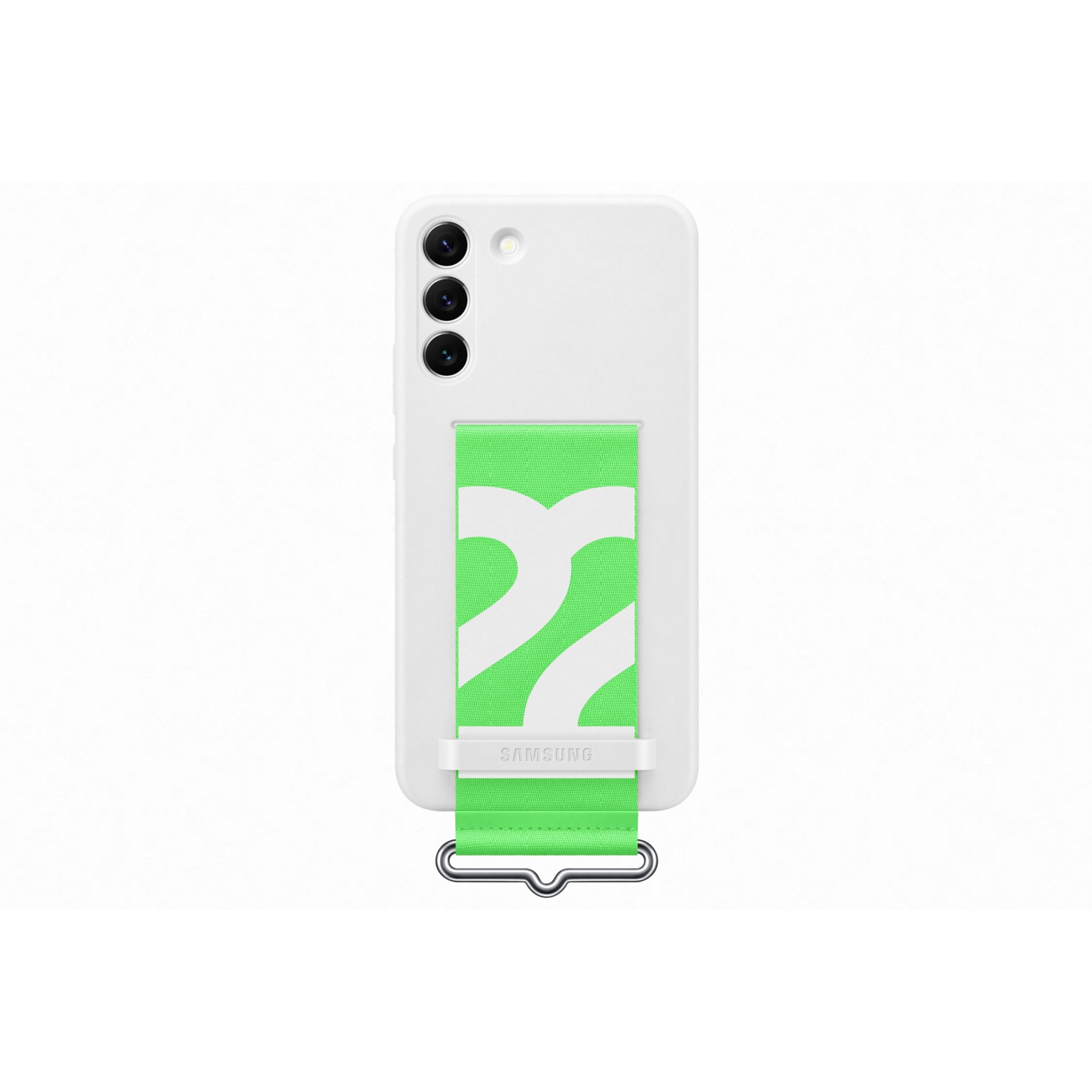 Coque SAMSUNG S22+ Laniere blanc