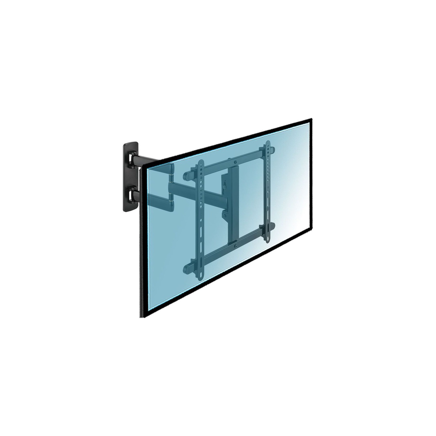 Support mural TV KIMEX orientable inclinable écran TV 32"-55"